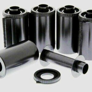 6 pack Kalt 35mm Reloadable Reusable 35mm Bulk Film Cassettes with screw NEW